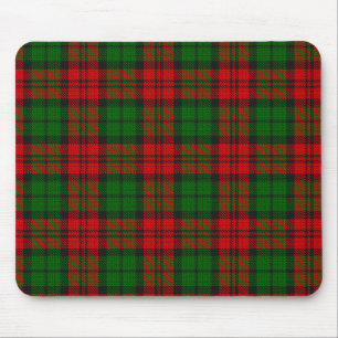Blackwatch Campbell Tartan Red Green Plaid Mouse Mat