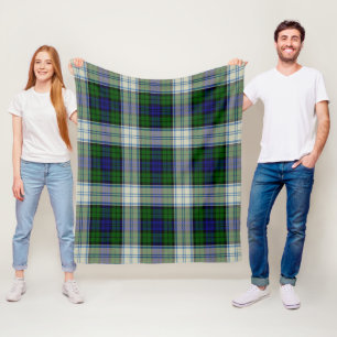 Blackwatch Modern Plaid Fleece Blanket