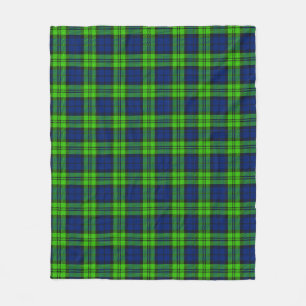 Blackwatch Plaid Tartan Fleece Blanket