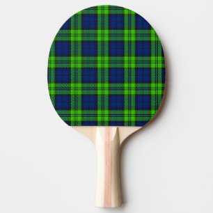 Blackwatch Plaid Tartan Ping Pong Paddle