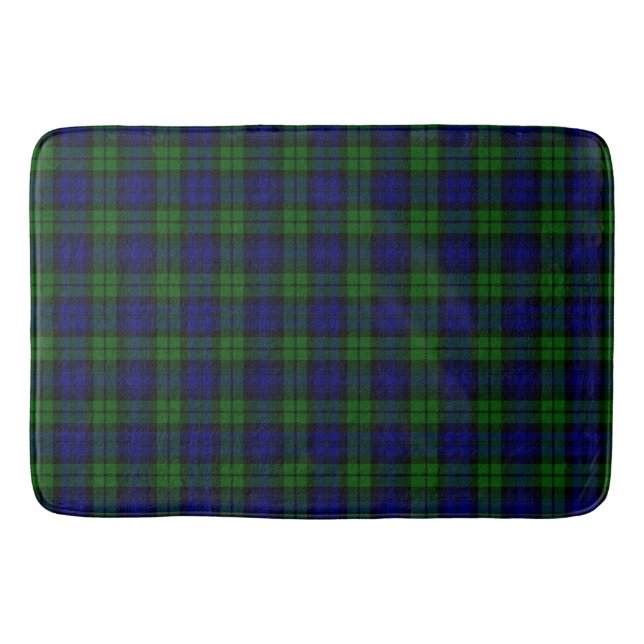 Blackwatch Tartan  Bath Mat (Front)