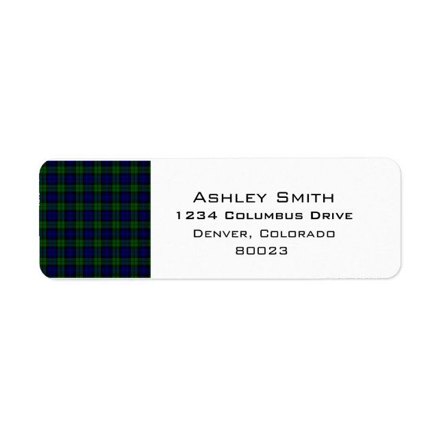 Blackwatch tartan Campbell clan (Front)