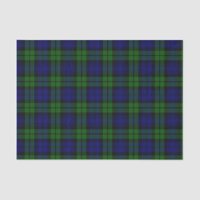 Blackwatch Tartan Campbell Clan Tissue Paper (Front)