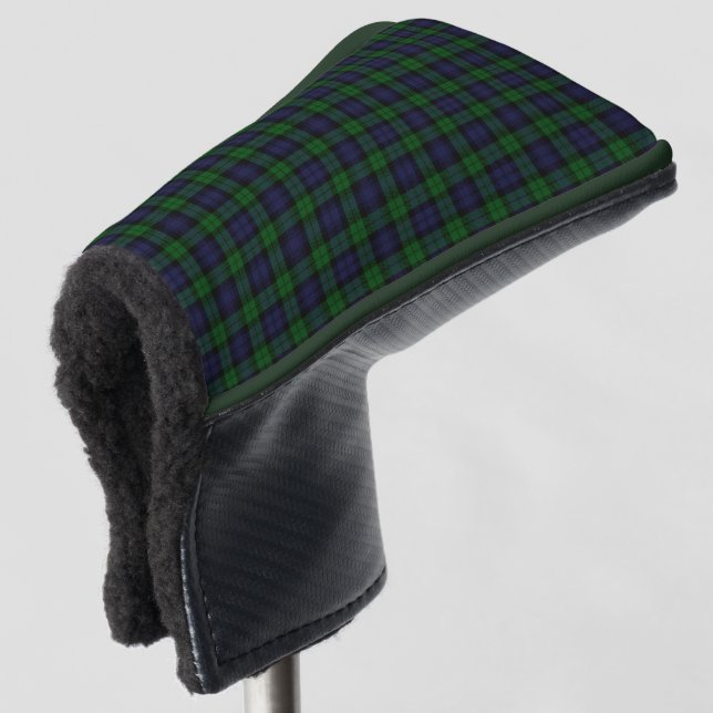 Blackwatch Tartan Royal Scottish Plaid Pattern Golf Head Cover (3/4 Front)