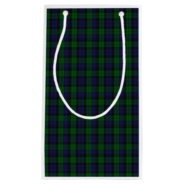 Blackwatch Tartan Small Gift Bag (Front)