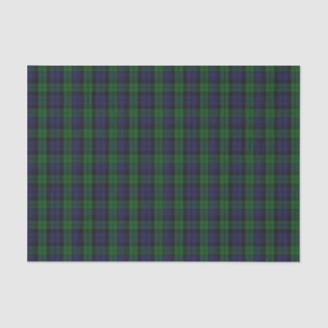Blackwatch Tartan Tissue Paper (Front)