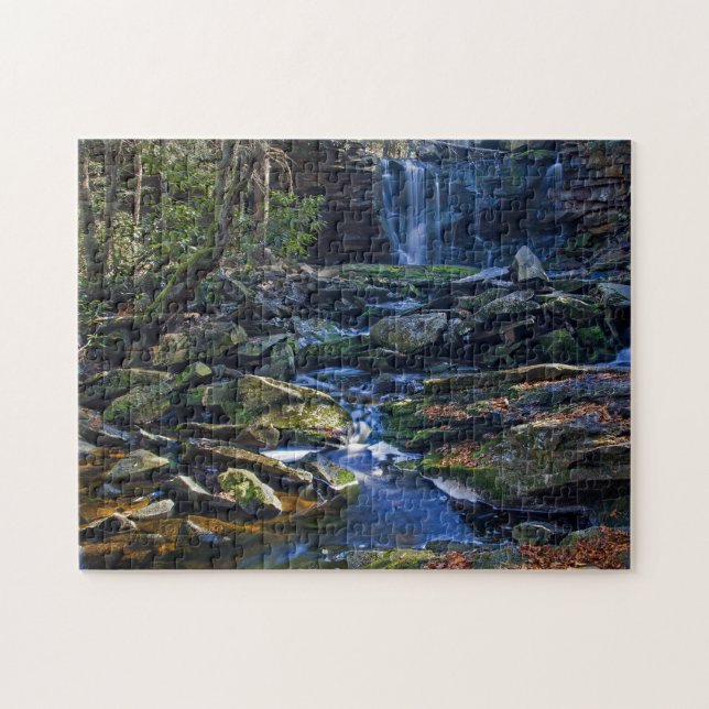 Blackwater Falls scenic photo puzzle (Horizontal)