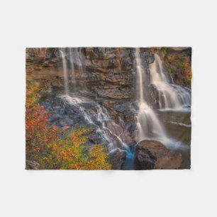 Blackwater Falls State Park   West Virginia Fleece Blanket