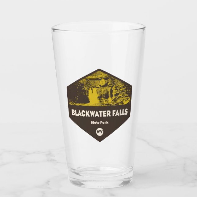 Blackwater Falls State Park West Virginia Glass (Front)
