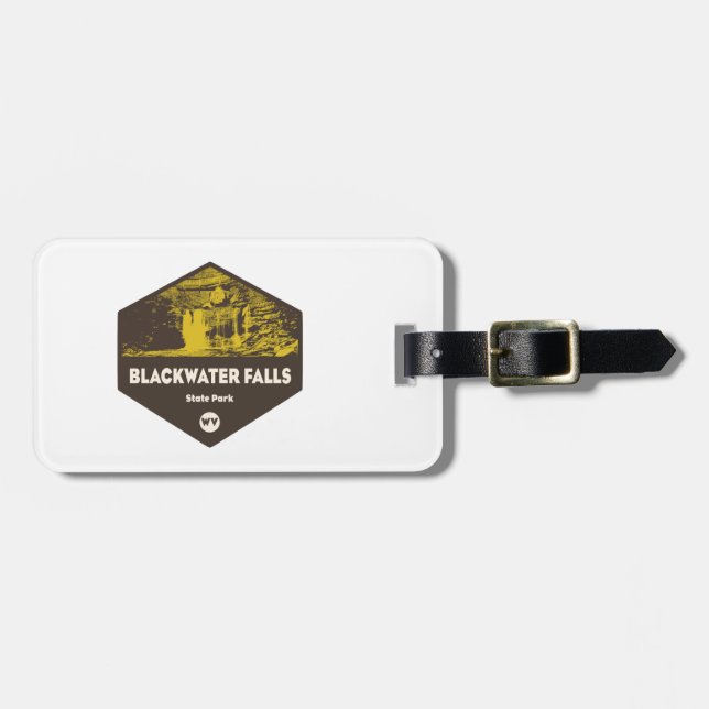 Blackwater Falls State Park West Virginia Luggage Tag (Front Horizontal)