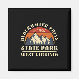 Blackwater Falls State Park West Virginia Mountain Magnet