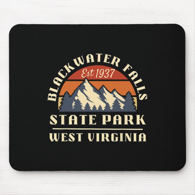 Blackwater Falls State Park West Virginia Mountain Mouse Mat (Front)