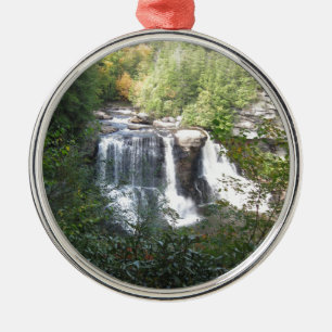 Blackwater Falls, West Virginia Metal Tree Decoration