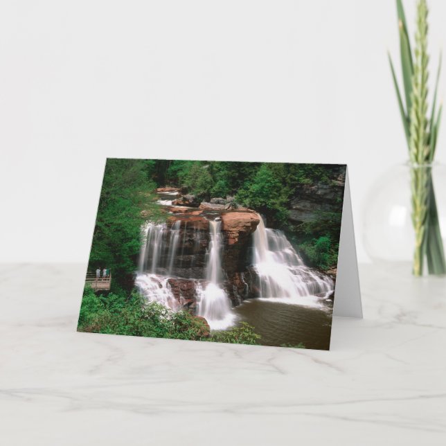 Blackwater Falls, West Virginia, scenic, Card (Front)