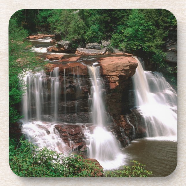 Blackwater Falls, West Virginia, scenic, Coaster (Front)