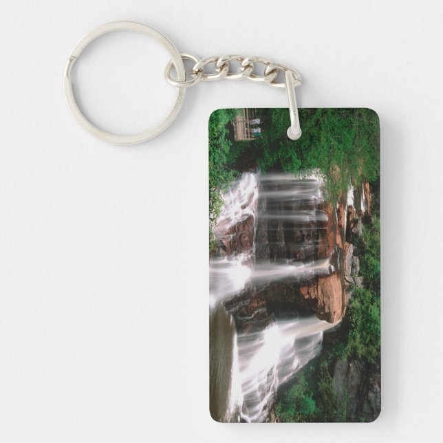 Blackwater Falls, West Virginia, scenic, Key Ring (Front)
