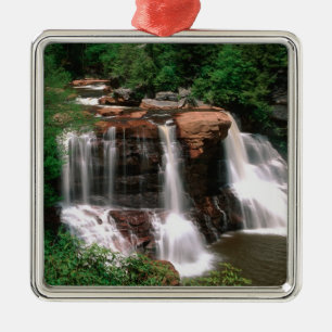 Blackwater Falls, West Virginia, scenic, Metal Tree Decoration