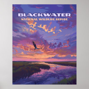 Blackwater National Wildlife Refuge Park Maryland  Poster