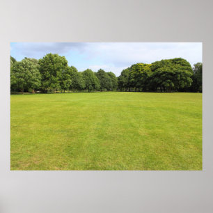 Blackweir Fields, Bute Park, Cardiff Poster