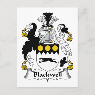 Blackwell Family Crest Postcard