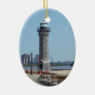 Blackwell Is. Light, Roosevelt Is. NYC Ornament 1