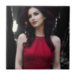 BlackWhiteRed ceramic tile<br><div class="desc">Ceramic tile with the design "BlackWhiteRed"</div>