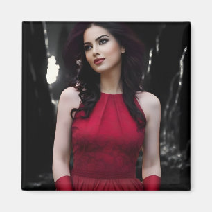 BlackWhiteRed magnet