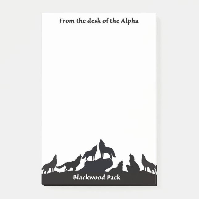Blackwood Pack Alpha Notes (Front)