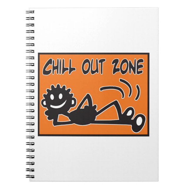 Blacky Chill Out Notebook (Front)