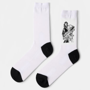 Blacky Moth Socks