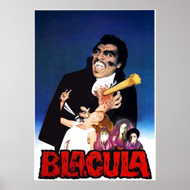 Blacula 1972 Blaxploitation Horror  v6 Poster (Front)