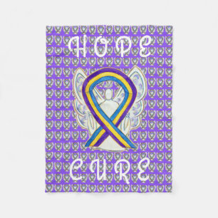 Bladde Cancer Awareness Ribbon Soft Chemo Blankets