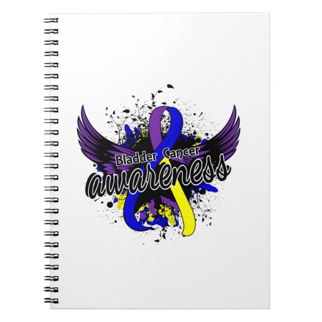 Bladder Cancer Awareness 16 Notebook (Front)