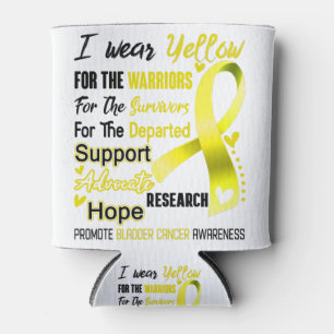 Bladder Cancer Awareness Month Ribbon Gifts Can Cooler