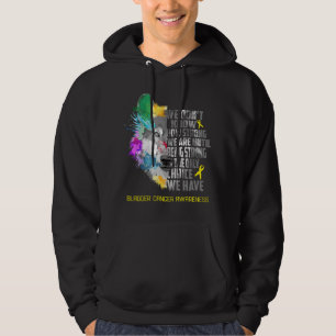 Bladder Cancer Awareness Ribbon Support Gifts Hoodie