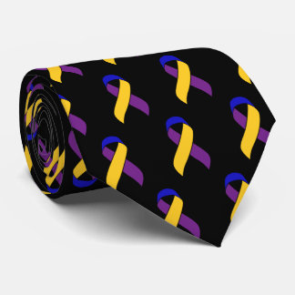 Bladder Cancer Awareness Ribbon Tie