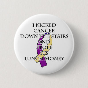 Bladder Cancer Bully 6 Cm Round Badge