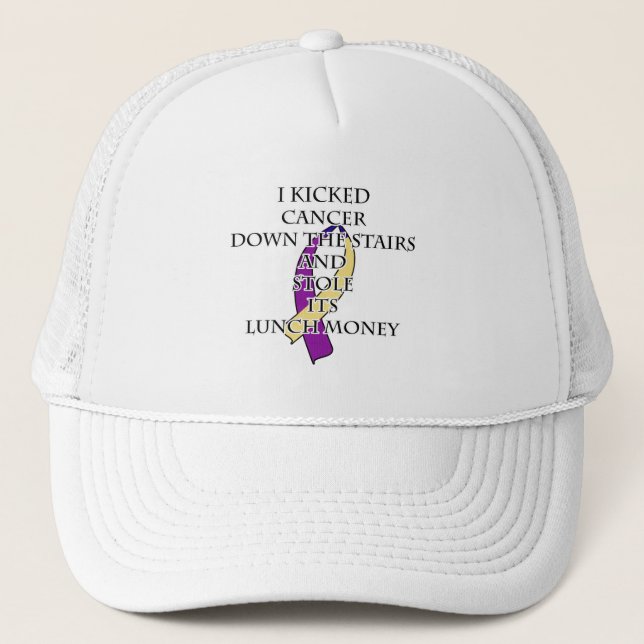 Bladder Cancer Bully Trucker Hat (Front)