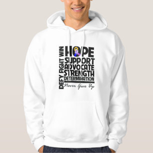 Bladder Cancer Hope Support Advocate Hoodie