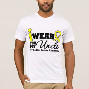 Bladder Cancer I Wear Yellow Ribbon For My Uncle T-Shirt