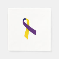 Bladder Cancer Ribbon Napkins