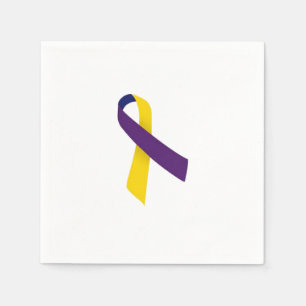 Bladder Cancer Ribbon Napkins