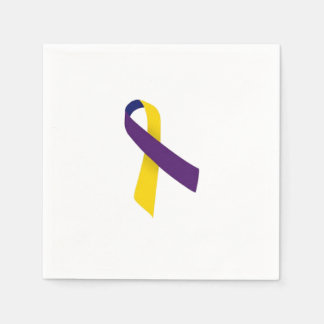 Bladder Cancer Ribbon Napkins