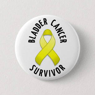 Bladder Cancer Survivor Button
