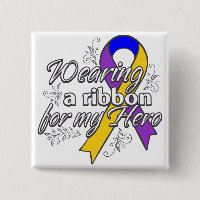 Bladder Cancer Wearing a Ribbon For My Hero