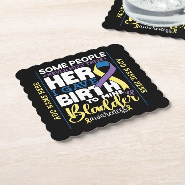 Bladder warrior Some People Never Meet Their Hero Paper Coaster (Angled)
