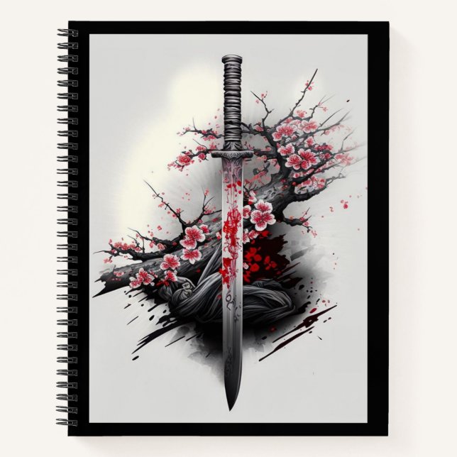 "Blade of Blossoms" Notebook (Front)