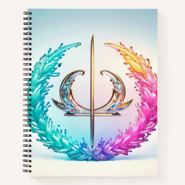  blade of feathers notebook (Front)