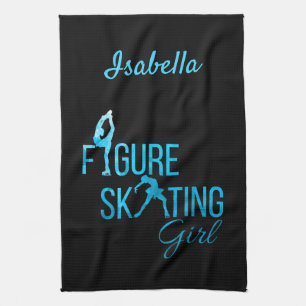 Blade Towel Figure skating blue ice turquoise