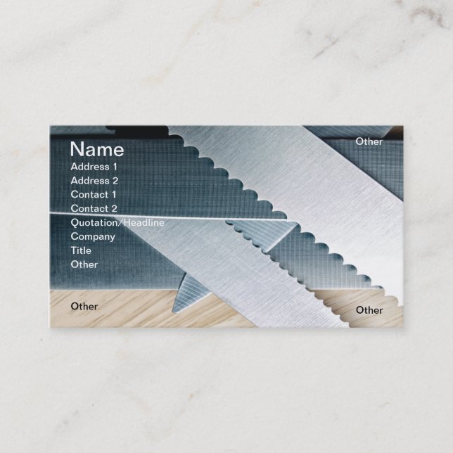 Blades Business Card (Front)